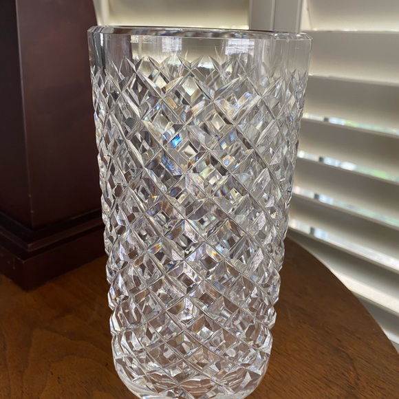 Waterford Crystal Diamond Cut vase